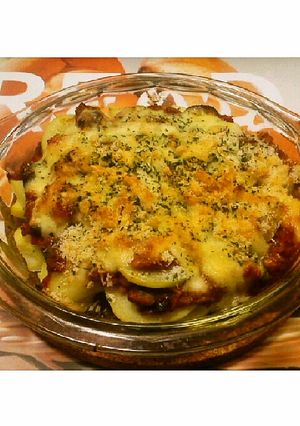 残りカレーをリメイク♪ポテトチーズ焼き-レシピのメイン写真