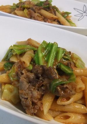 春キャベツの塩麹トマトソースパスタ-レシピのメイン写真