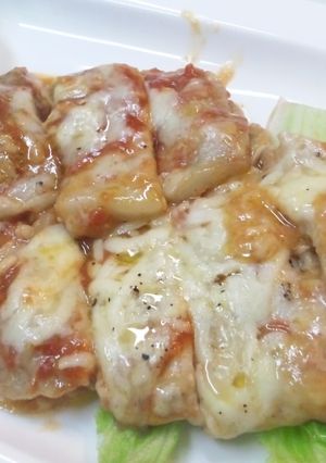 チーズがとろ～り♪豚肉の重ね焼き-レシピのメイン写真