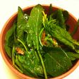 ほうれん草のホットサラダ