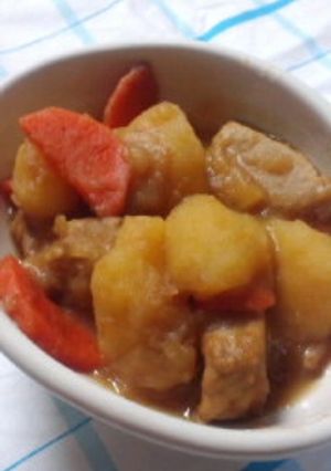 鶏肉とじゃがいもの煮物-レシピのメイン写真