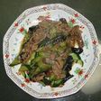 きゅうりと豚肉の炒め