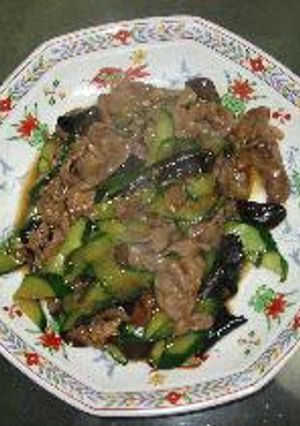 きゅうりと豚肉の炒め-レシピのメイン写真