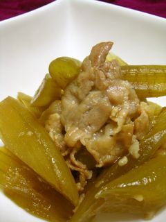 簡単おいしい!ふきと豚バラの煮物-レシピのメイン写真