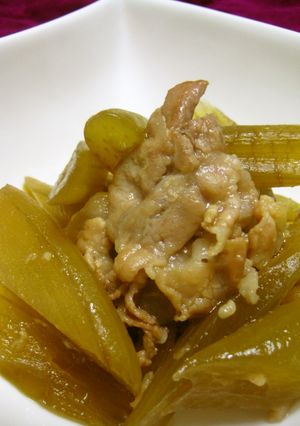 簡単おいしい!ふきと豚バラの煮物-レシピのメイン写真