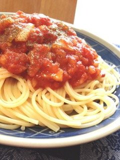 ベーコンのトマトパスタ-レシピのメイン写真