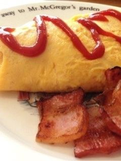 朝ごはんに簡単チーズオムレツ-レシピのメイン写真