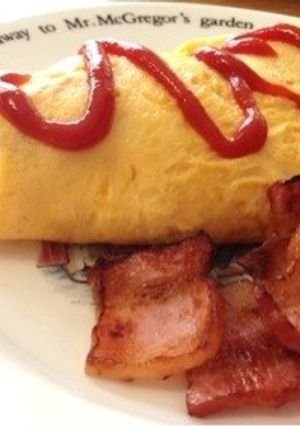 朝ごはんに簡単チーズオムレツ-レシピのメイン写真
