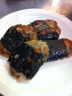香ばしい!長芋とレンコンの磯部焼き-レシピのメイン写真