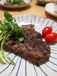 塩麹ビーフステーキ-レシピのメイン写真