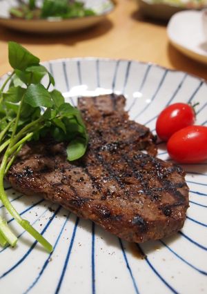 塩麹ビーフステーキ-レシピのメイン写真