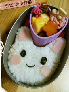 キャラ弁*簡単うさchanのお弁当*-レシピのメイン写真