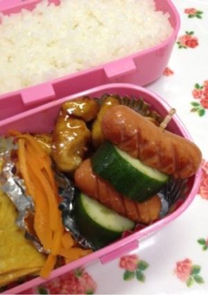 お弁当に♪ウインナーキュウリ-レシピのメイン写真