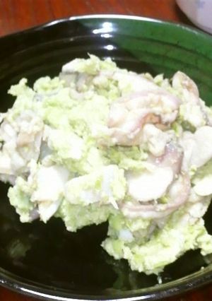 ホッキのひもと枝豆の和え物-レシピのメイン写真