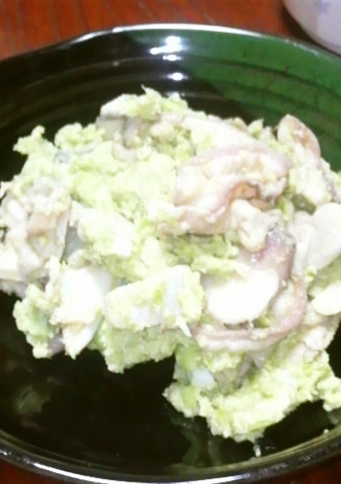 ホッキのひもと枝豆の和え物-レシピのメイン写真
