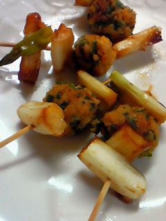 ベジタブルつくねの串焼き-レシピのメイン写真