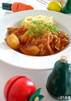ホロホロ！チキンときのこのトマト煮-レシピのメイン写真