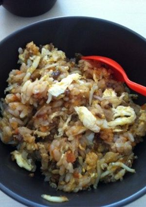 ミートソースの残りで洋風炒飯-レシピのメイン写真