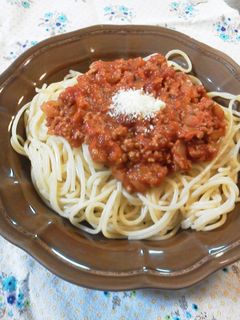 簡単10min♡ミートソースパスタ-レシピのメイン写真