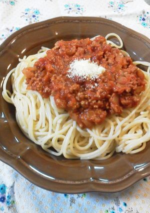簡単10min♡ミートソースパスタ-レシピのメイン写真