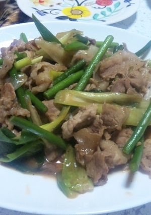 豚肉＆ニンニクの芽炒め-レシピのメイン写真
