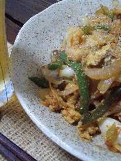ホルモンのピリ辛野菜炒め-レシピのメイン写真