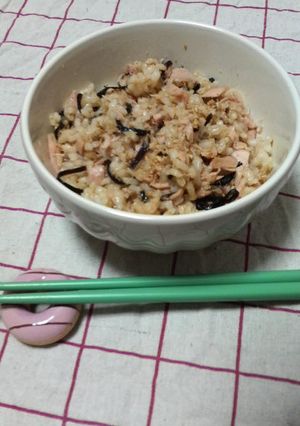 簡単♪塩こんぶとツナのまぜご飯-レシピのメイン写真