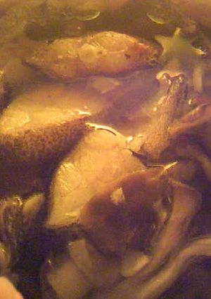 簡単：カレイと舞茸の和風顆粒だし酒煮-レシピのメイン写真