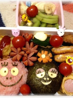 キャラ弁 バーバパパ-レシピのメイン写真