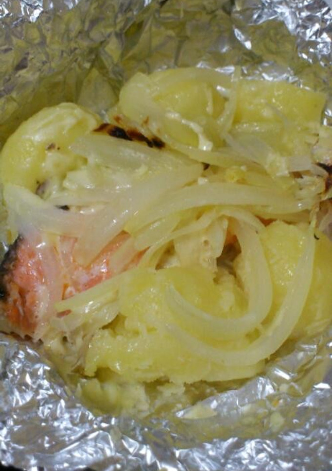 鮭とじゃがいものボイル焼き-レシピのメイン写真