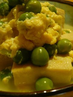 高野豆腐とえんどう豆の玉子とじ-レシピのメイン写真