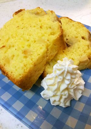 マミーでりんごとバナナのパウンドケーキ-レシピのメイン写真