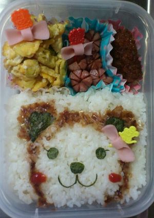 手抜き！くまちゃん弁当☆-レシピのメイン写真