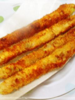 長ーい♪アスパラの肉巻きフライ-レシピのメイン写真