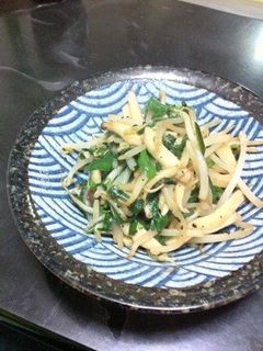 ニラもやしの中華炒め-レシピのメイン写真
