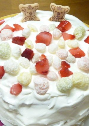 お菓子ひな♪スペシャルベリーホットケーキ-レシピのメイン写真