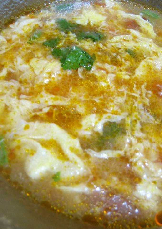 トマトと卵の中華スープ-レシピのメイン写真