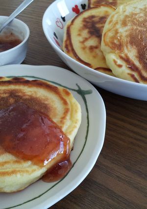 【ＨＭ】ふわふわホットケーキ♪-レシピのメイン写真