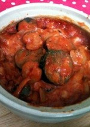 茄子とおもちのトマト煮込み-レシピのメイン写真