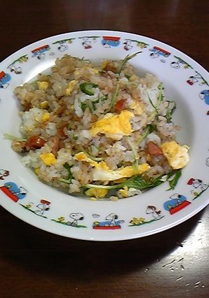 水菜チャーハン-レシピのメイン写真