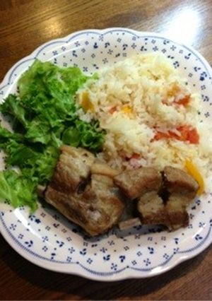 アラブ風かも♪スペアリブライス-レシピのメイン写真