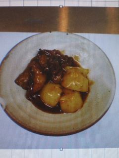 牛筋とジャガイモのソース煮-レシピのメイン写真