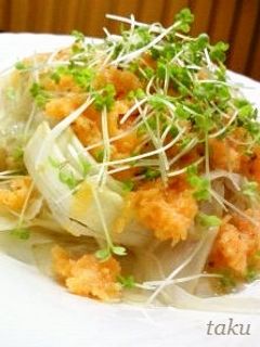 独活(うど)の人参ドレッシングサラダ-レシピのメイン写真