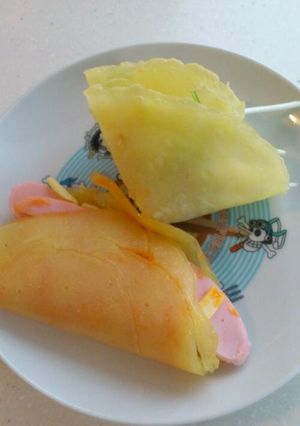 巻き巻きコナモン☆ピザ風-レシピのメイン写真