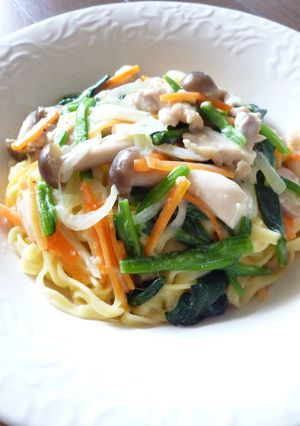 柚子胡椒クリームパスタ(≧∇≦)-レシピのメイン写真
