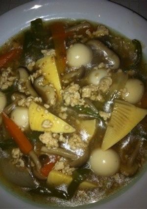 鶏挽き肉入り八宝菜-レシピのメイン写真