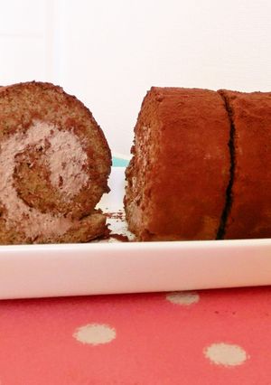 すぐできる！チョコロールケーキ-レシピのメイン写真
