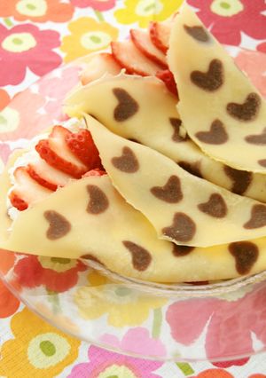 デコナモン☆イチゴのハートクレープ-レシピのメイン写真