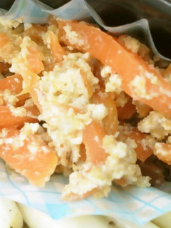 にんじんのゴマ味噌炒り豆腐-レシピのメイン写真