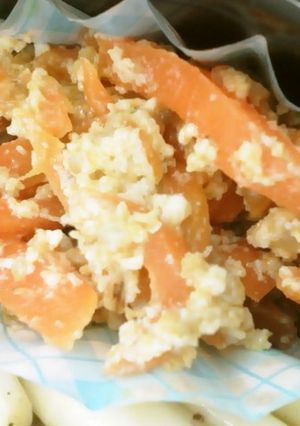 にんじんのゴマ味噌炒り豆腐-レシピのメイン写真